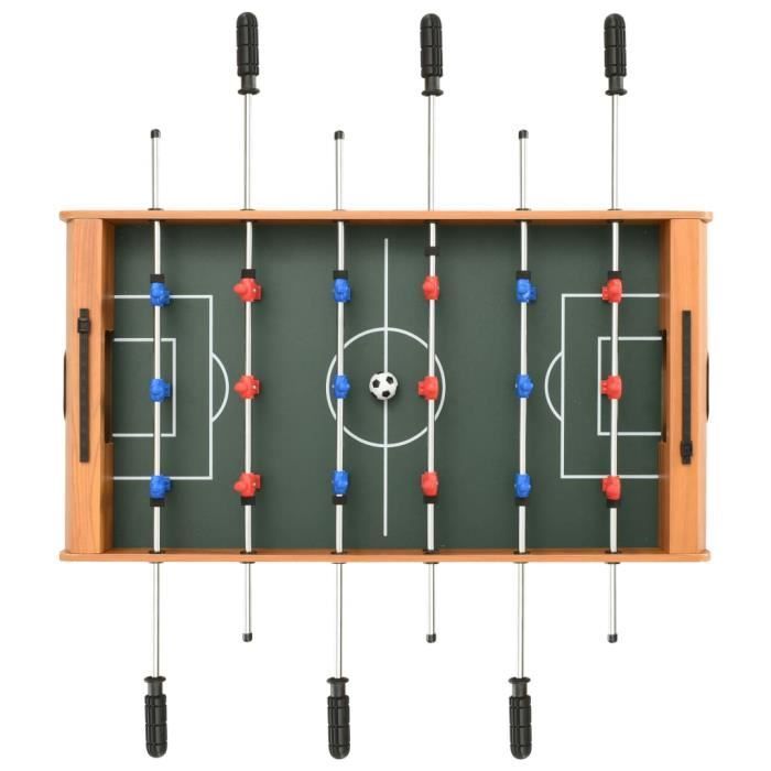 Baby-foot AKOZON - XIJ Mini table de football - Érable - Intérieur - Pour enfants de 6 ans et plus