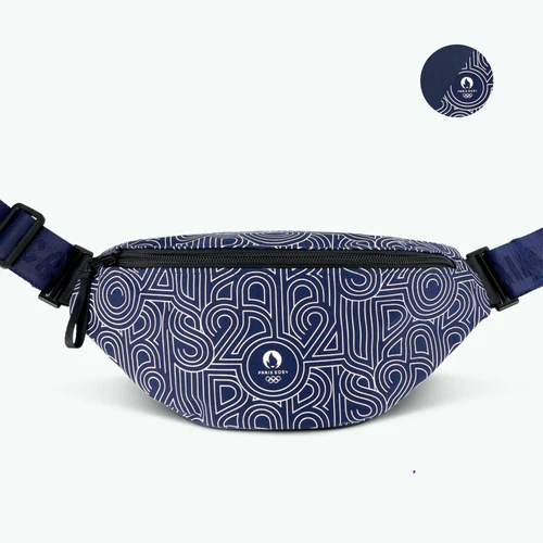Cabaia Kleine marineblaue Antibes-Bauchtasche