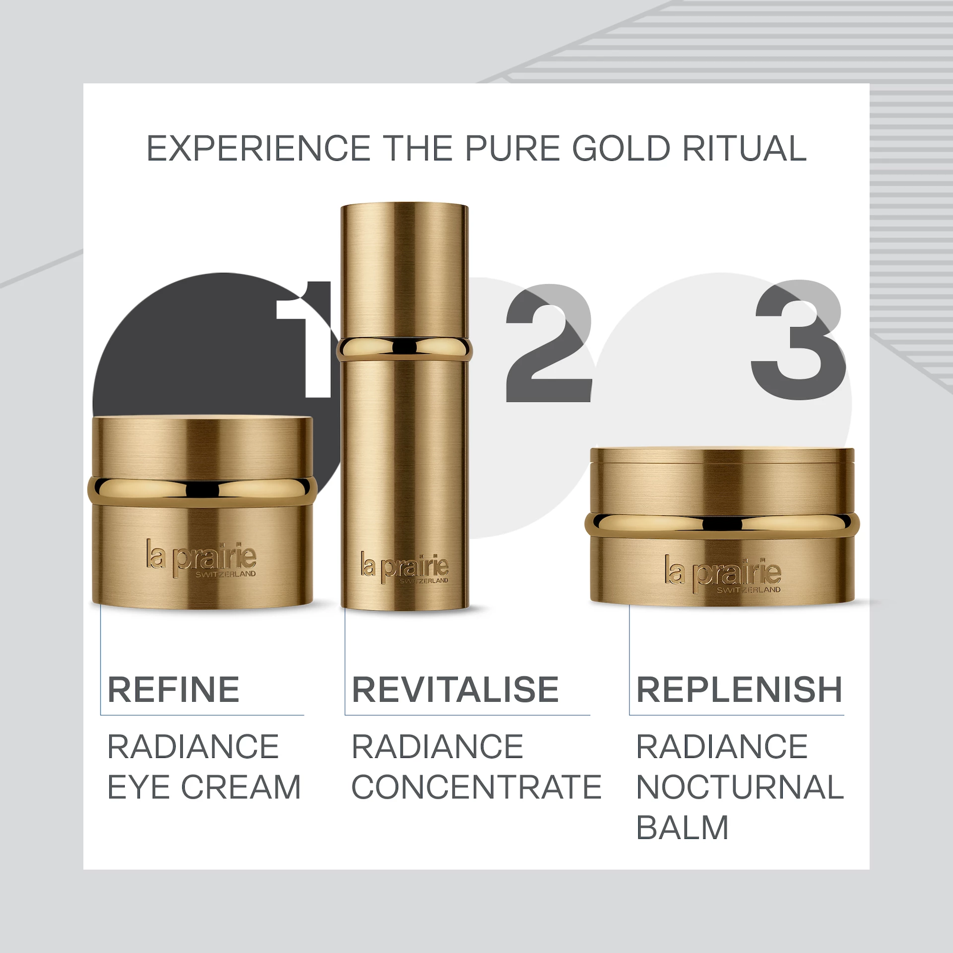 Cremă de ochi Pure Gold Radiance, rezervă 20 ml - La Prairie