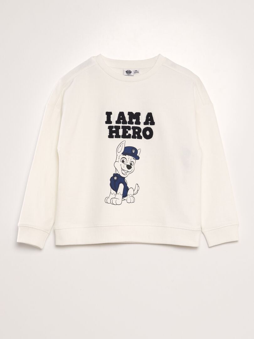 Sudadera de Paw Patrol - BLANCA