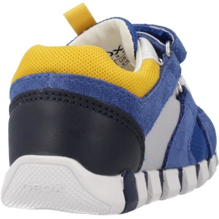 Sapatos infantis GEOX B IUPIDOO BOY - Azul - Cadarços - Tecido