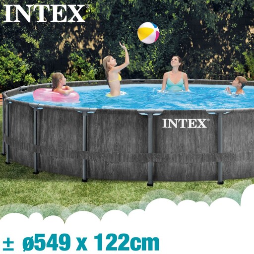 Piscina redonda Intex Greywood com purificador de água, 549 x 122 cm