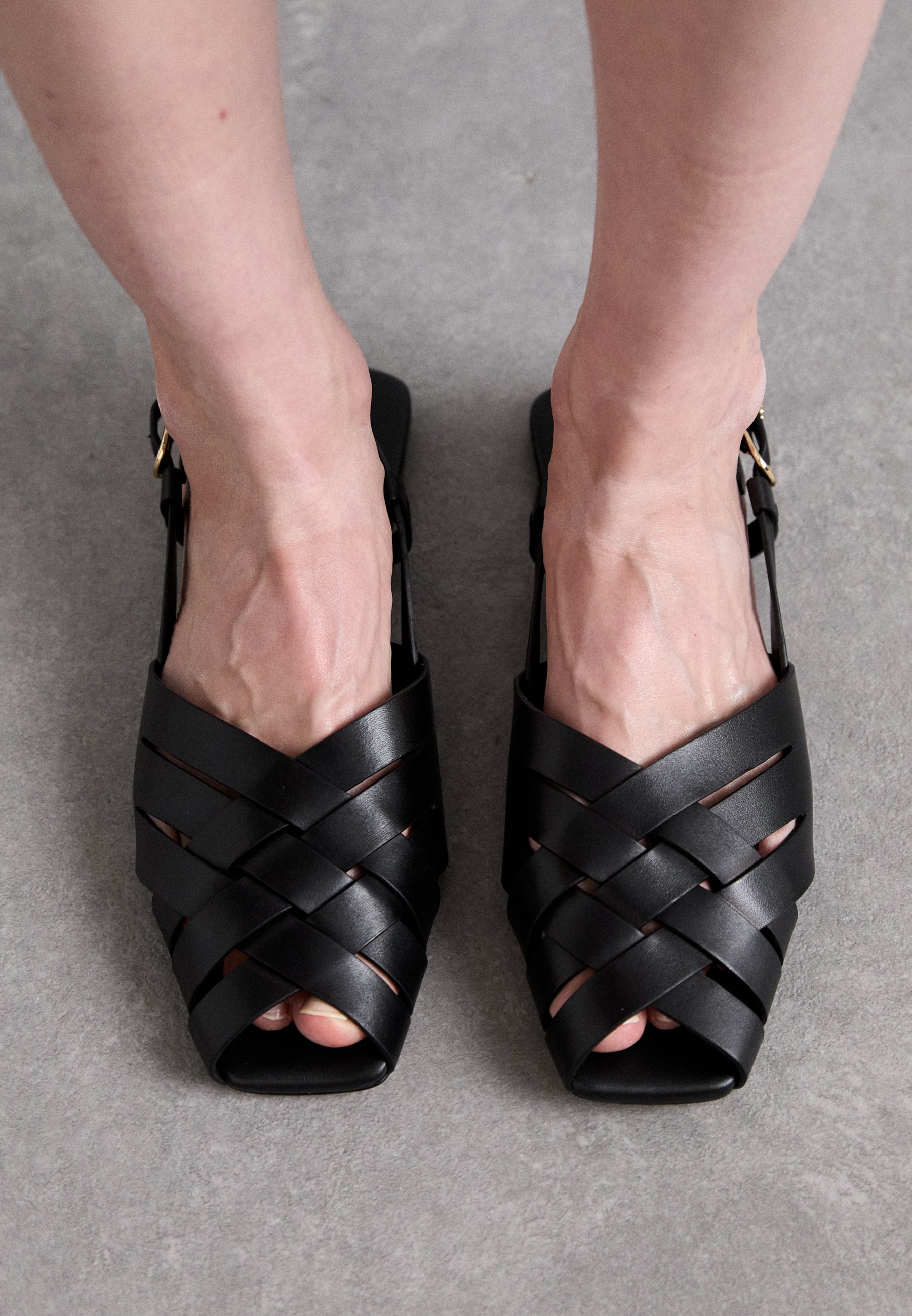 Γόβες μπαλέτου MICHAEL Michael Kors IRENE SLING FLAT - Peeptoe - μαύρες