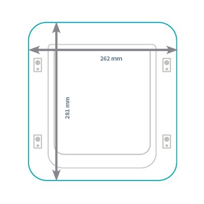 Porte pour animaux de compagnie SureFlap à micropuce