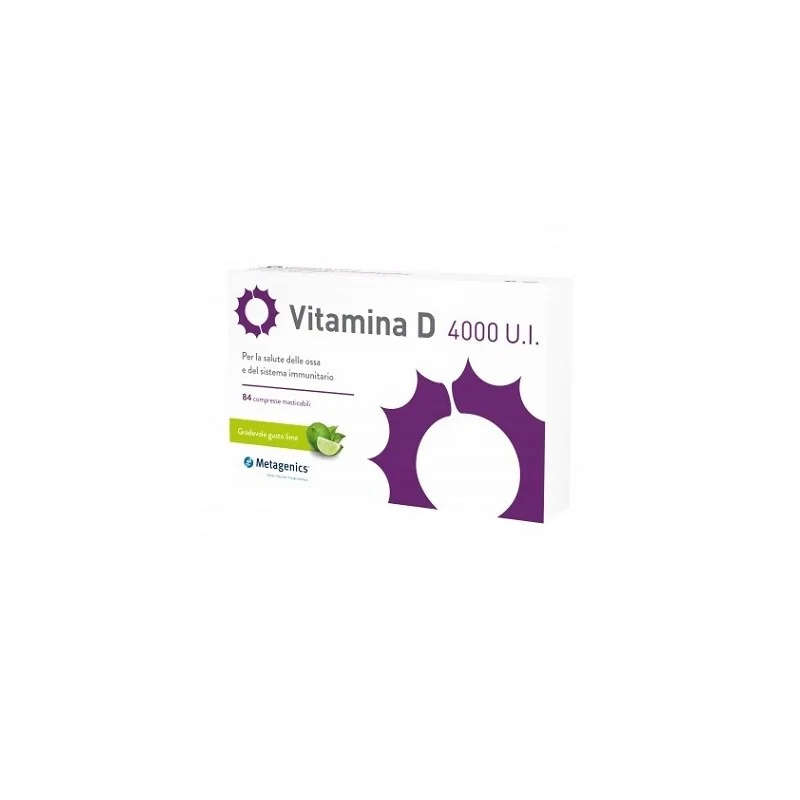 METAGENICS Vitamine D 4000 IE 84 tabletten Voedingssupplement met vitamine D
