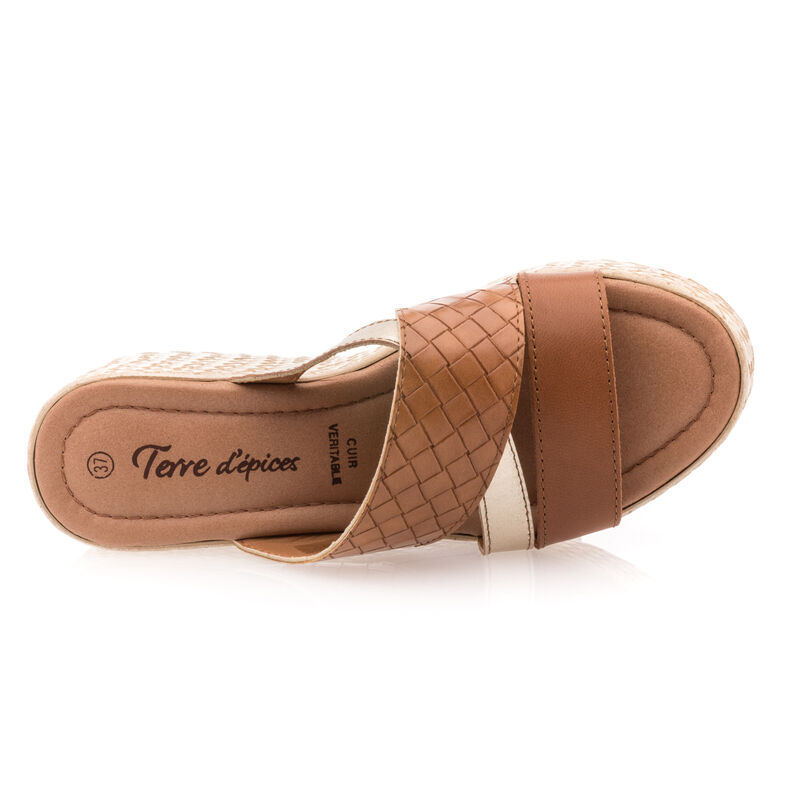 Women's Brown Mules/Clogs