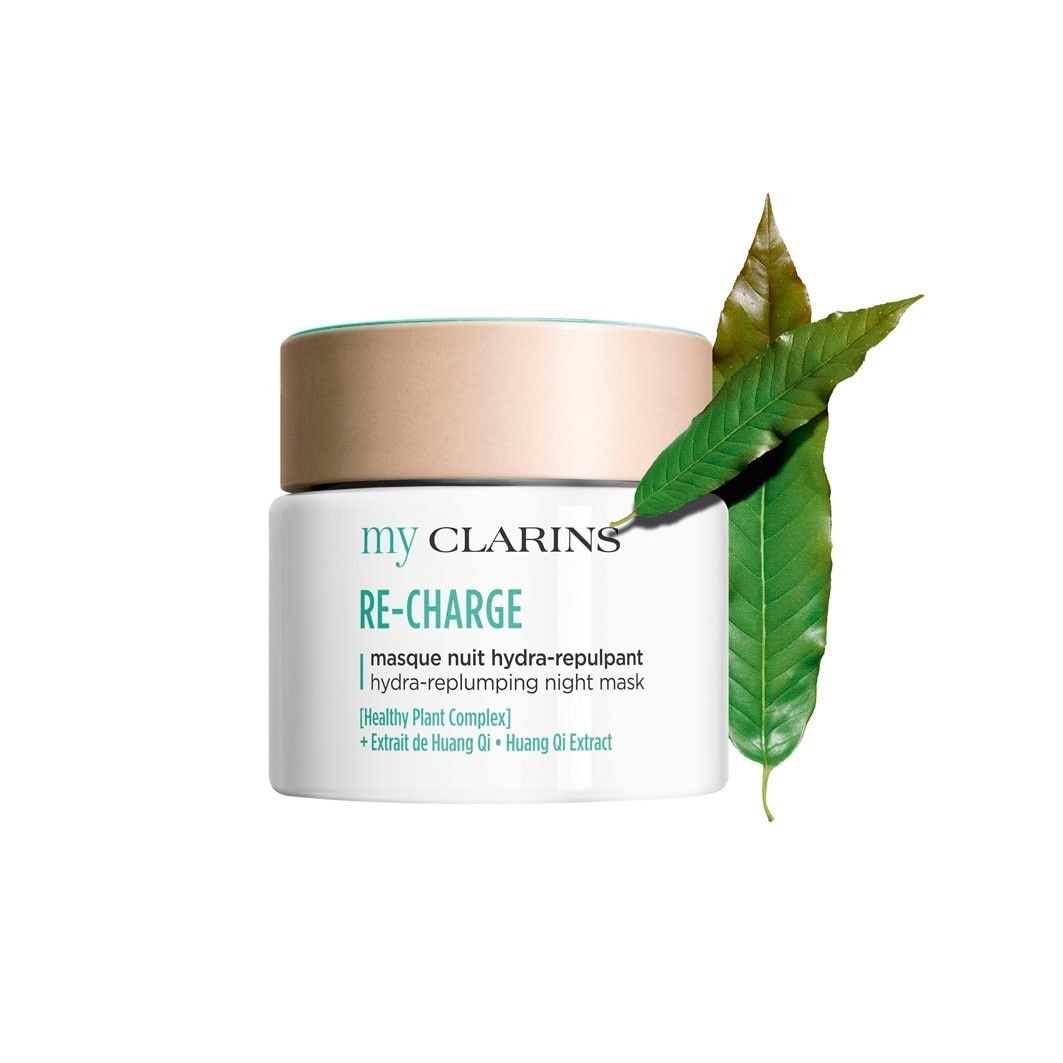 „Clarins“ drėkinamoji kaukė „My Clarins RE-CHARGE“ atpalaiduojanti naktinė kaukė – 50 ml