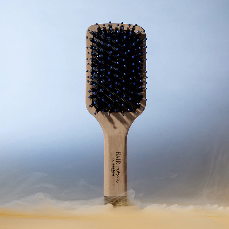 Ritual Capilar da Sisley: Escova de Bolso para Radiância e Maciez