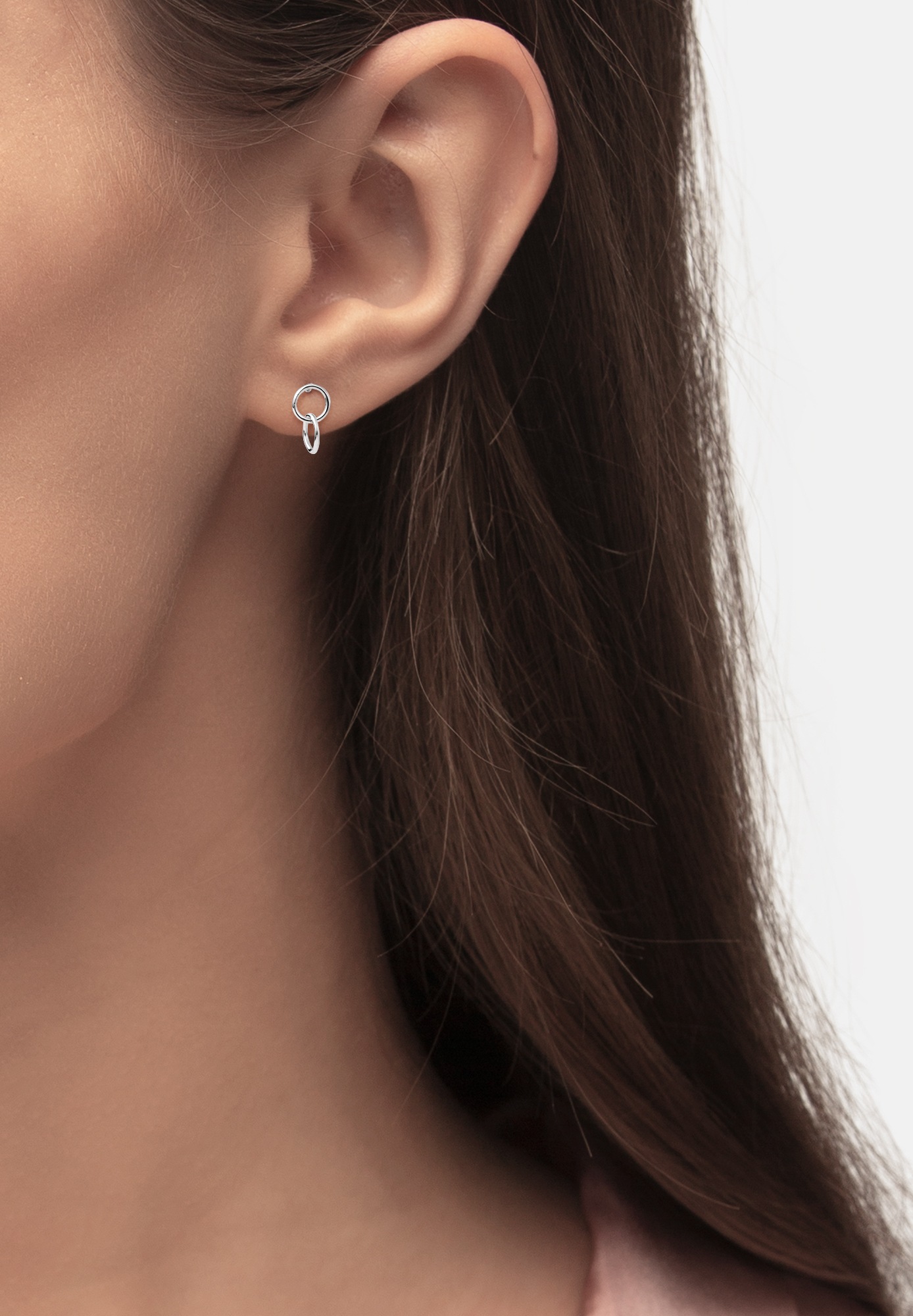 Heideman Boucles d'oreilles minerva couleur argentée polie