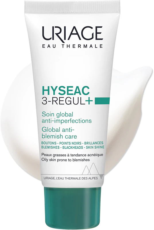 Uriage Hyseac 3-Regul+ Global Creme Matificante Anti-Imperfeições para Pele com Imperfeições