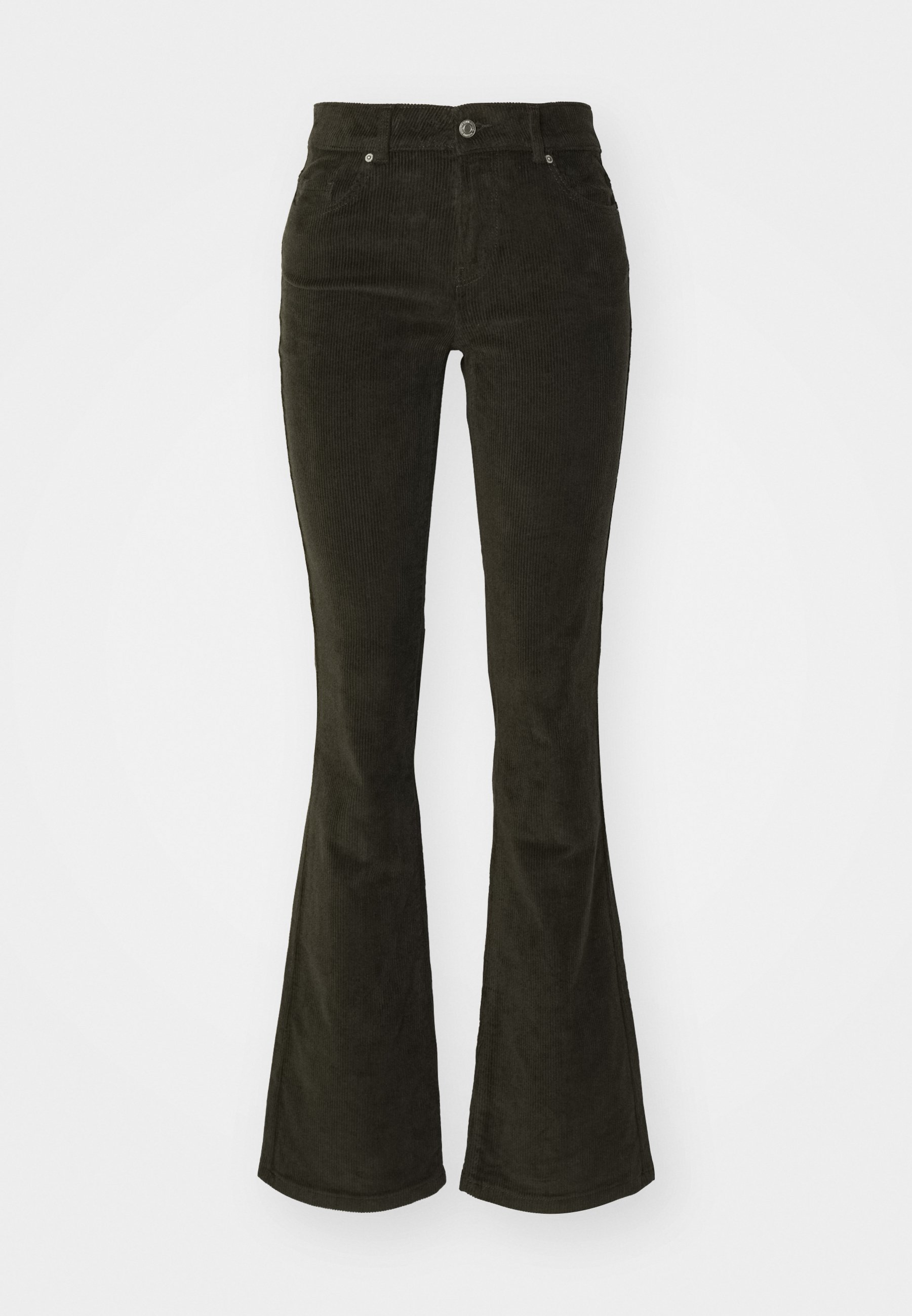 Vero Moda VMFLASH FLARED PANTS - Kalhoty - black