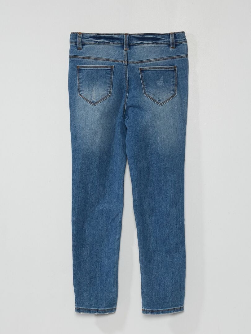 Slim Fit Denim Broek - BLAUW