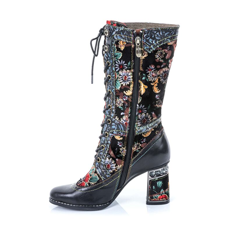  Schwarze Damenstiefel