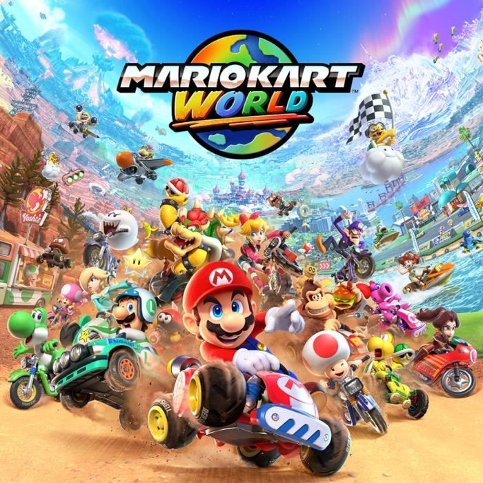 Nintendo Switch 2 Console Light Blue & Light Red + Mario Kart World (Code)