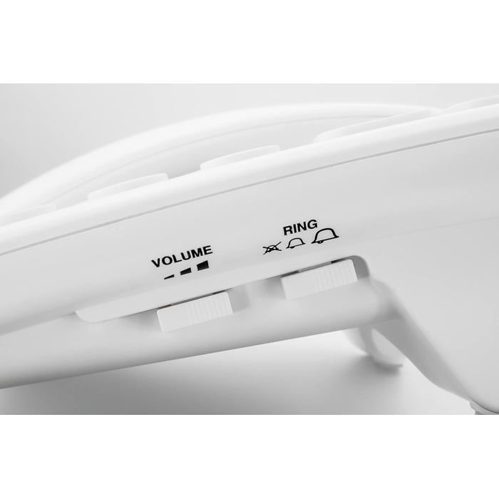 Geemarc PhotoPHONE 110 - Teléfono fijo amplificado con botones grandes, botones para fotos y altavoz para personas mayores