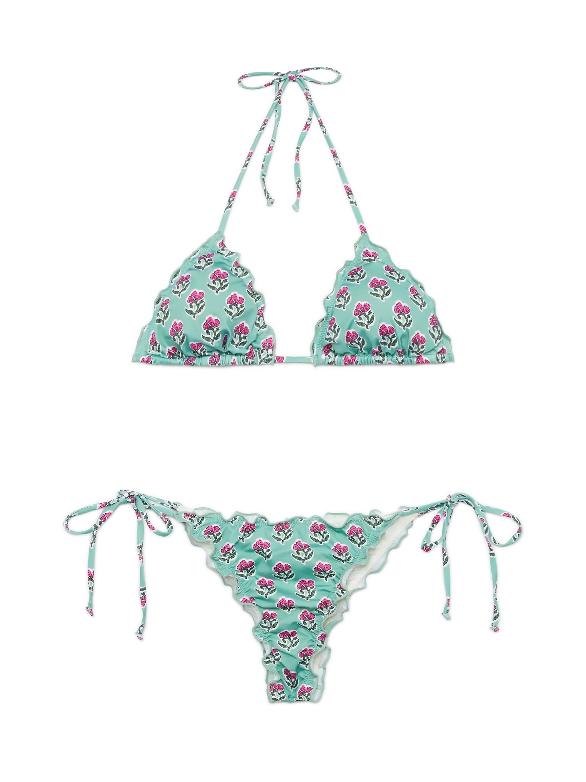Sagittarius Miami Classic Triangle Bikini met bloemenprint