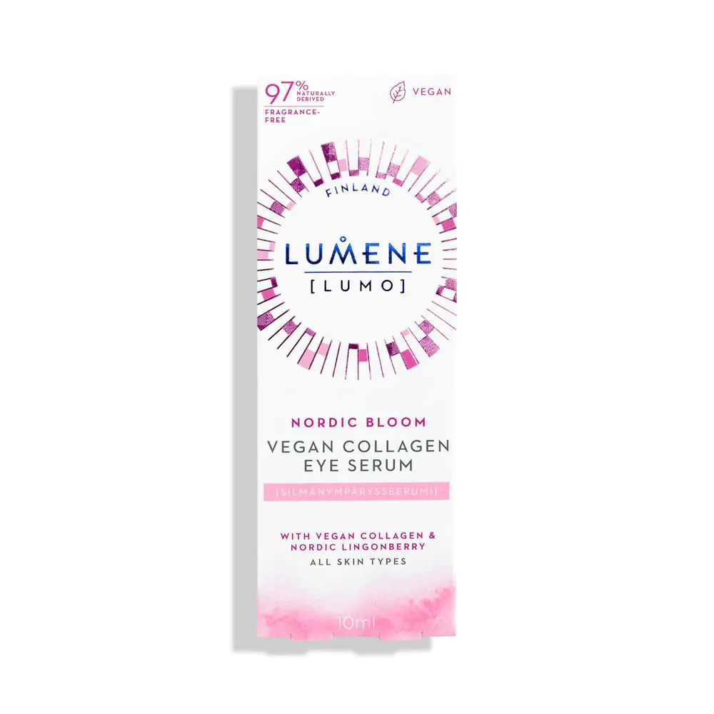 Lumene Nordic Bloom - Serum Kolagenowe pod oczy (z wegańskim kolagenem) 10ml