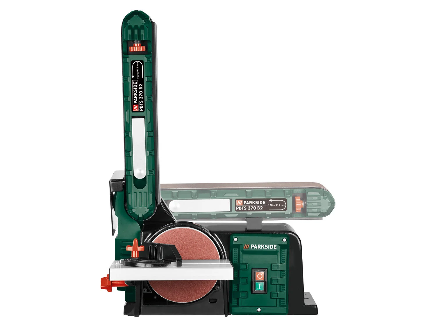 PARKSIDE® bånd- og skivesliper »PBTS 370 B2«, 370 watt