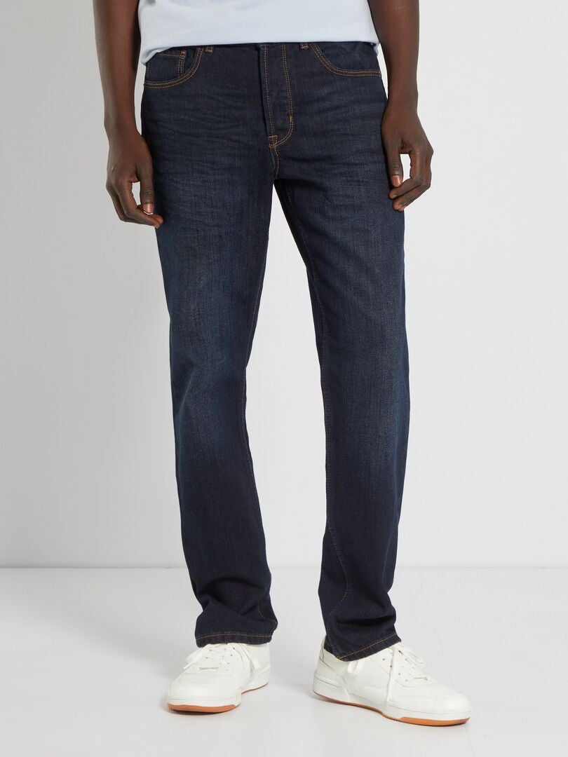 Calça jeans de corte regular - tamanho L32 - azul índigo