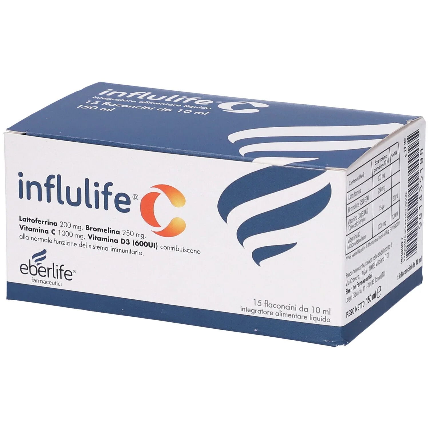 EBERLIFE PHARMACEUTICALS Influlife C 15Fl