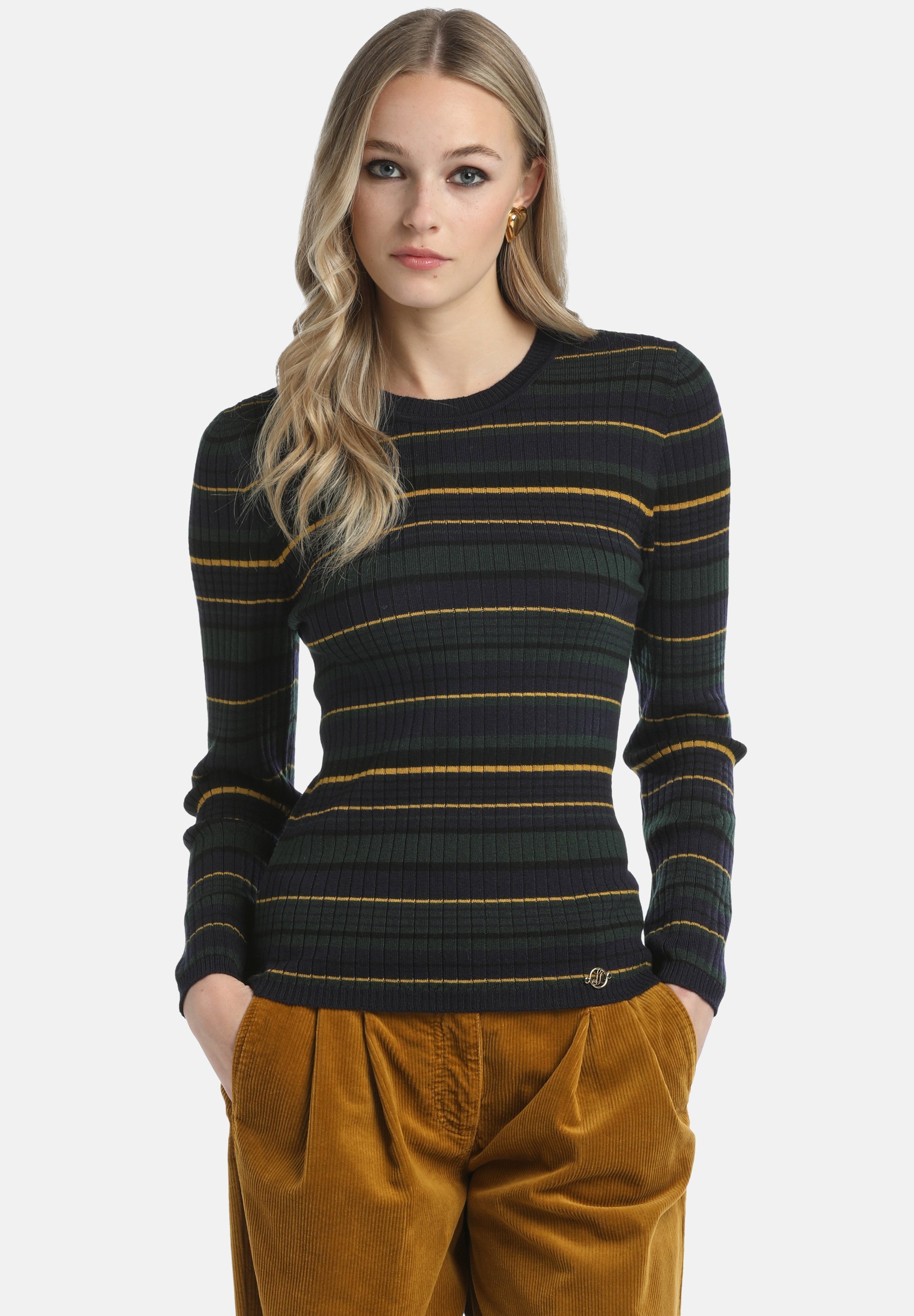 Luisa Spagnoli MAKAO - Sweter - blu/verde