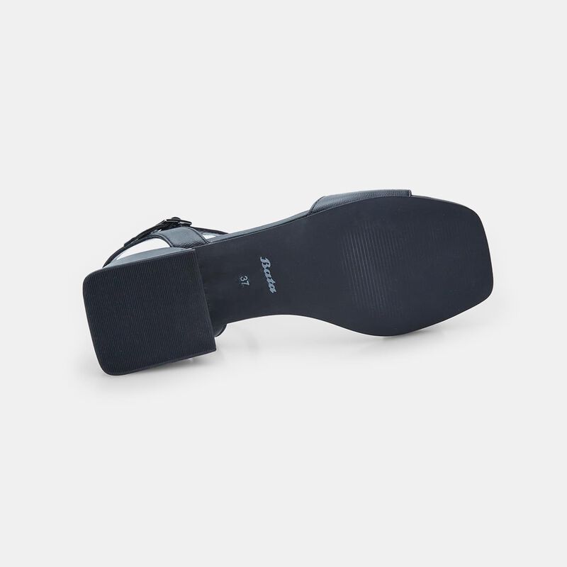 BATA damessandalen met hak van leer