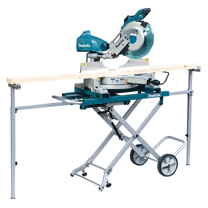 Carrello da banco da lavoro - MAKITA - DEAWST05 - Alluminio - 4 ruote - Compatibile con seghe LH/LS