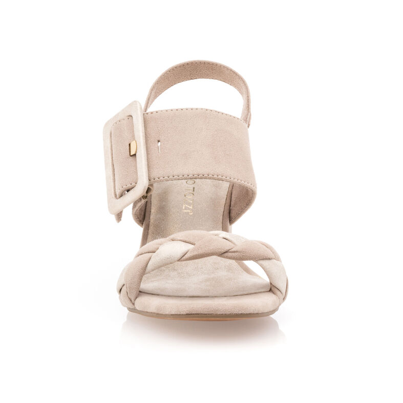 Beige Damen-Sandalen / Zehenfreie Schuhe