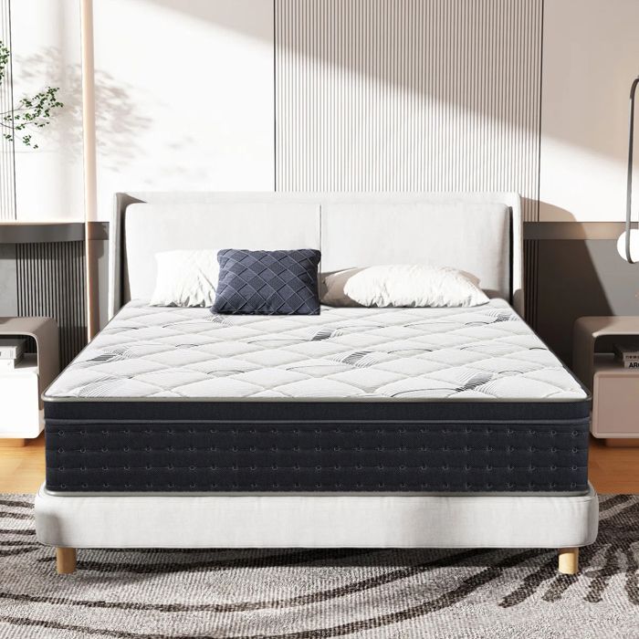 Mattress 160x200, Foam mattress for 2 people, Medium firmness, Skin-friendly and breathable, 30 cm thick