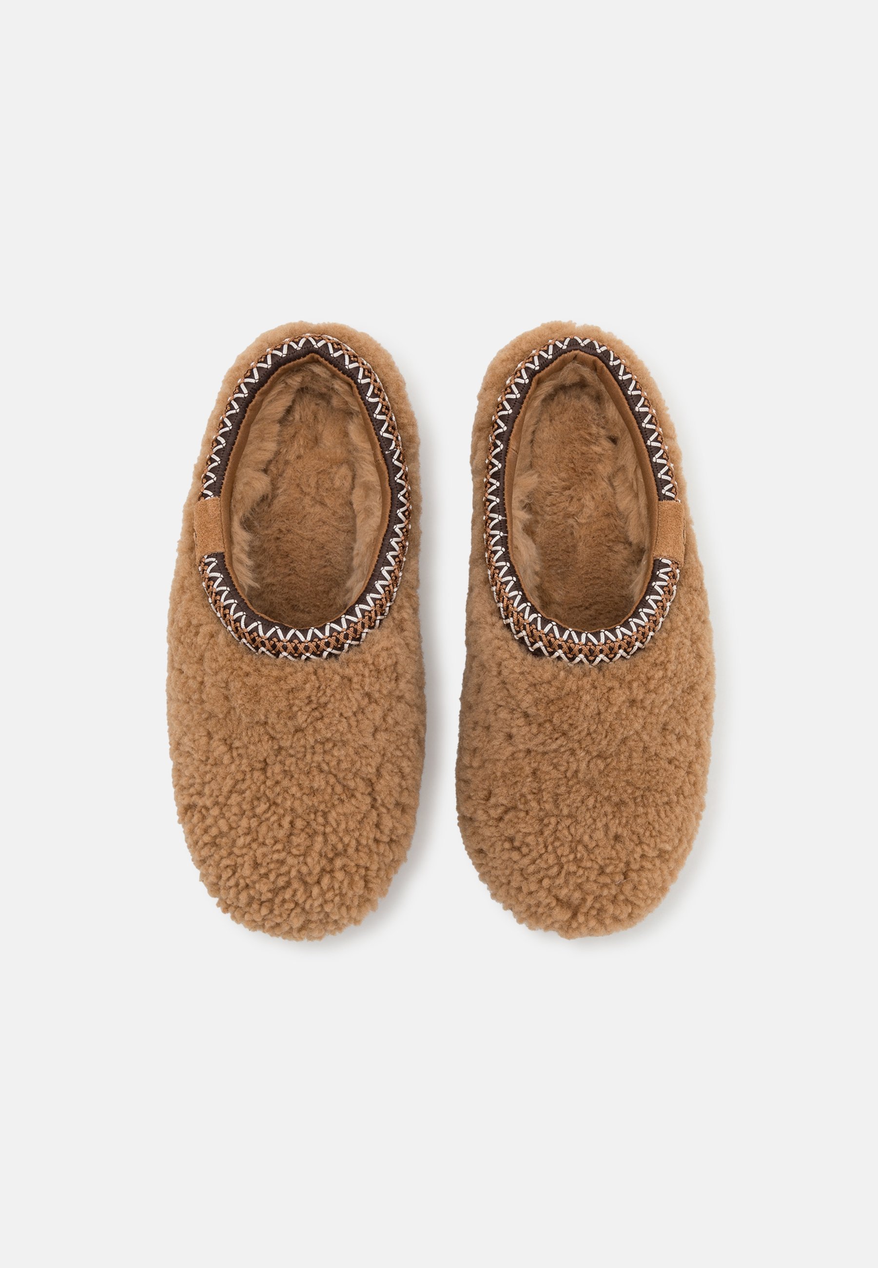 UGG TASMAN MAXI CURLY - Kapcie - kasztanowe