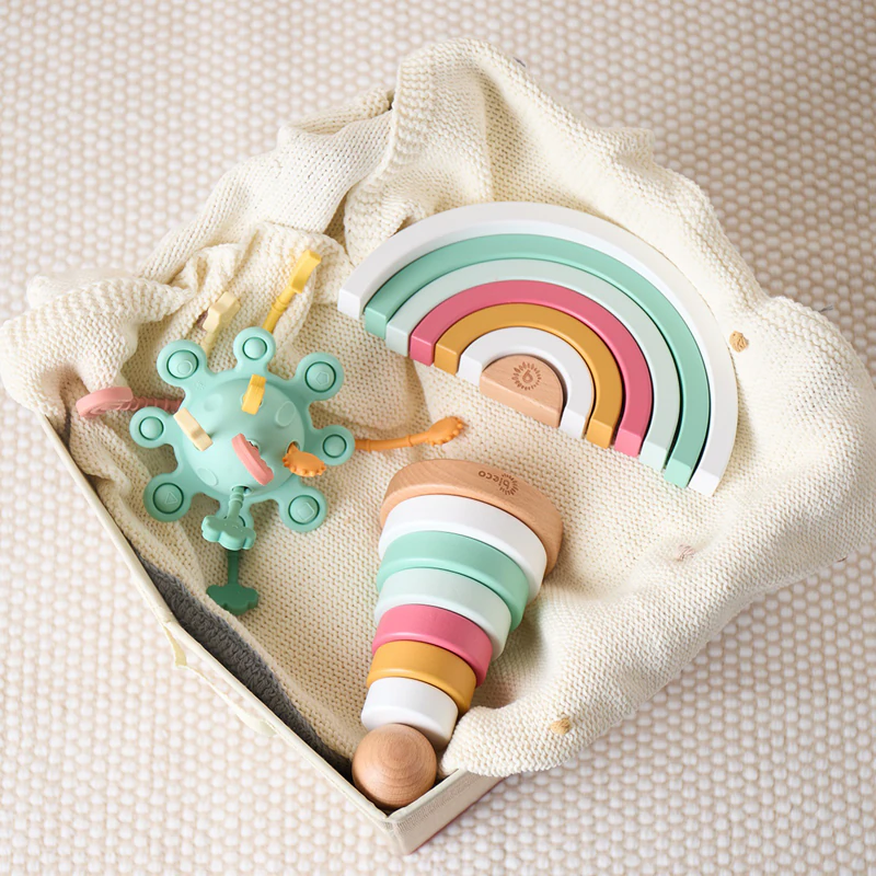 Bieco Silicone Activity Planet educatief speelgoed