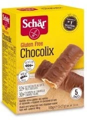 SCHAR Schar Chocolix glutenfreie Milchschokolade mit Karamellfüllung 110 g