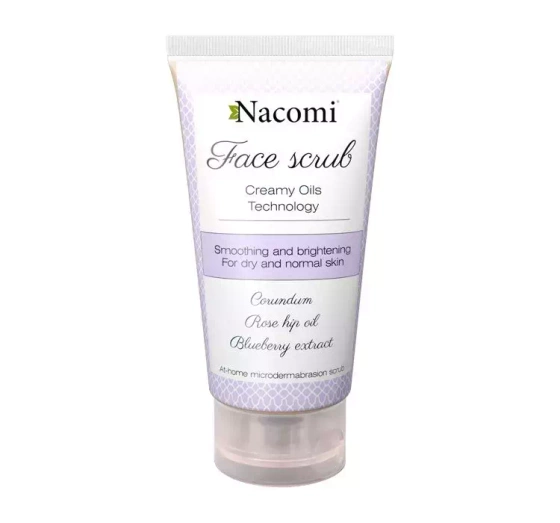 Nacomi peeling do twarzy z korundem wygładzający 85 ml