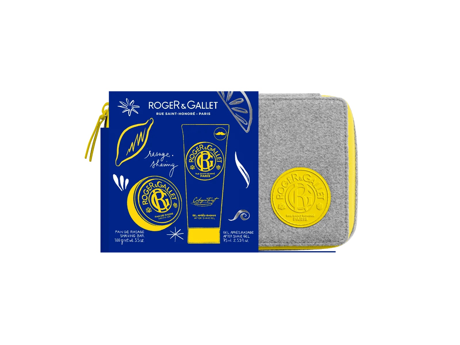 Scheerset voor heren R&G Roger & Gallet Trousse Noel Homme Rasage