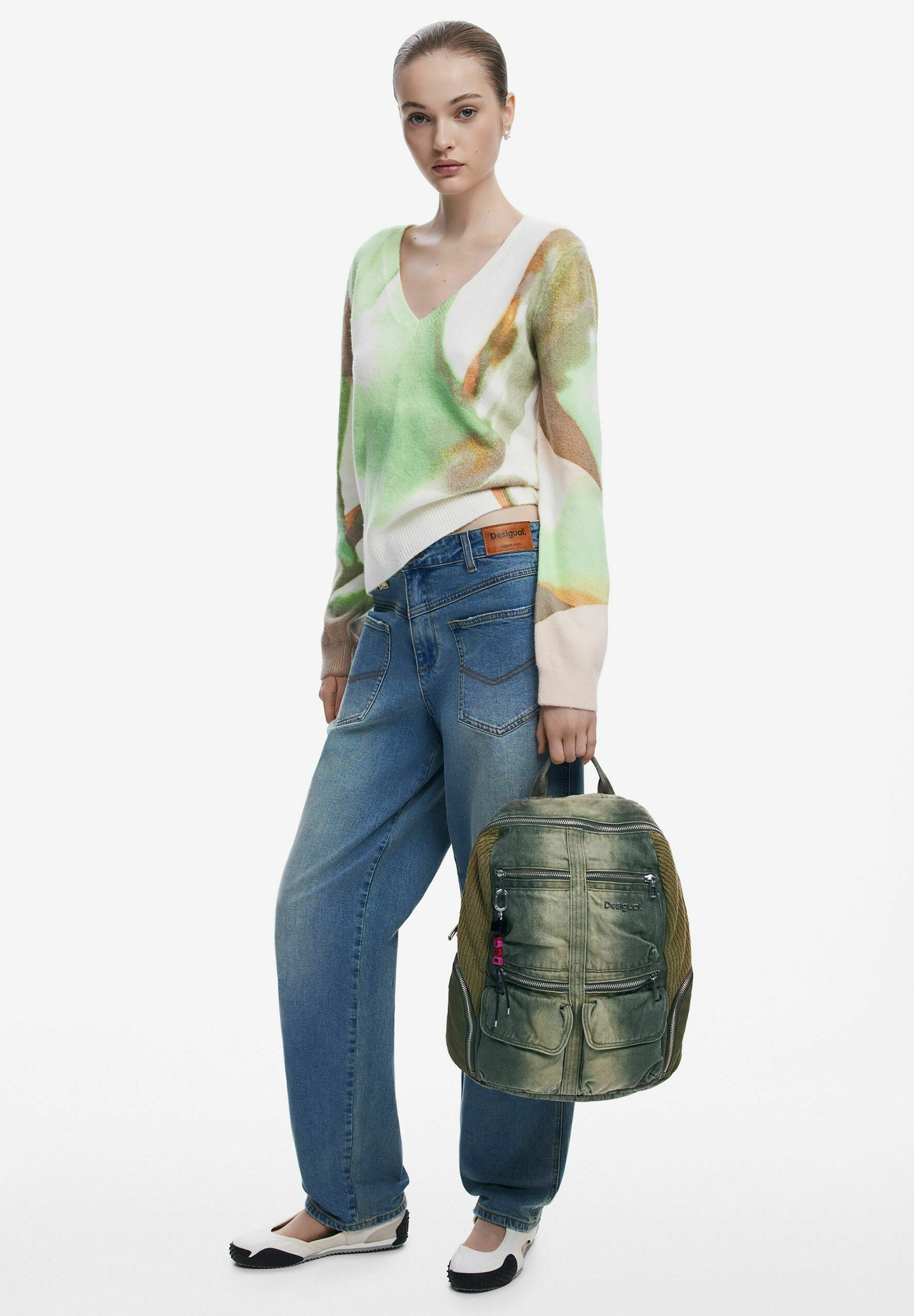 Sac à dos Desigual GRAND COMPLET - vert