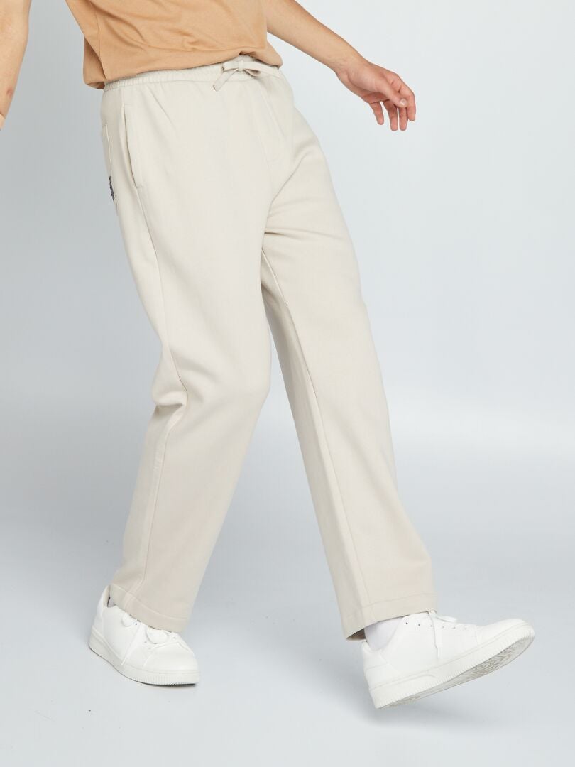 Fleece joggingbroek - GRIJS