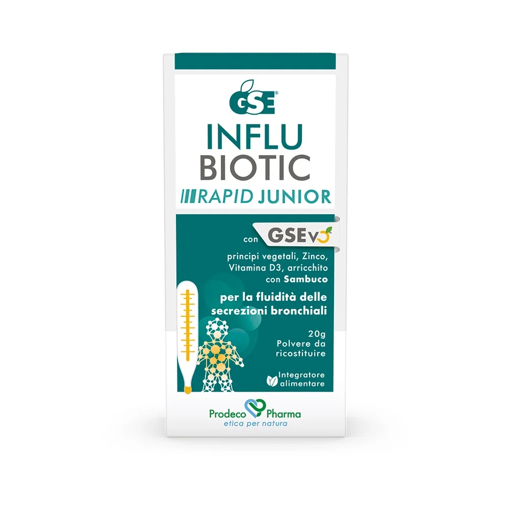 GSE Influbiotic Rapid Junior 20g Immuunafweer en ademhalingsgezondheid