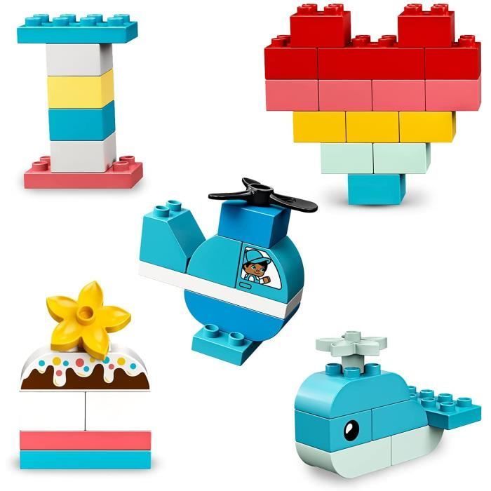 LEGO® Duplo® Bauset 10909 Classic Herzbox – Erstes Set – Geeignet für Kleinkinder – Bunt