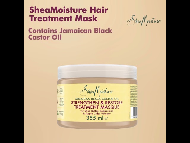 Mascarilla capilar fortalecedora y reparadora de SheaMoisture, 355 ml.