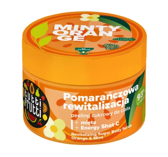 Farmona Tutti Frutti cukrowy peeling do ciała Minty Orange 300 g