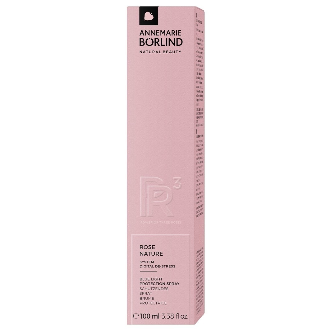 ANNEMARIE BÖRLIND Rose Nature mėlynos šviesos apsauginis purškiklis - 100 ml