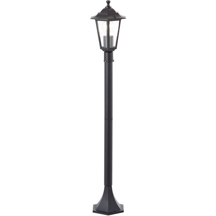 Paletto luminoso da esterno - BRILLIANT - CARLEEN - nero - metallo/vetro - E27 max 60W - IP44
