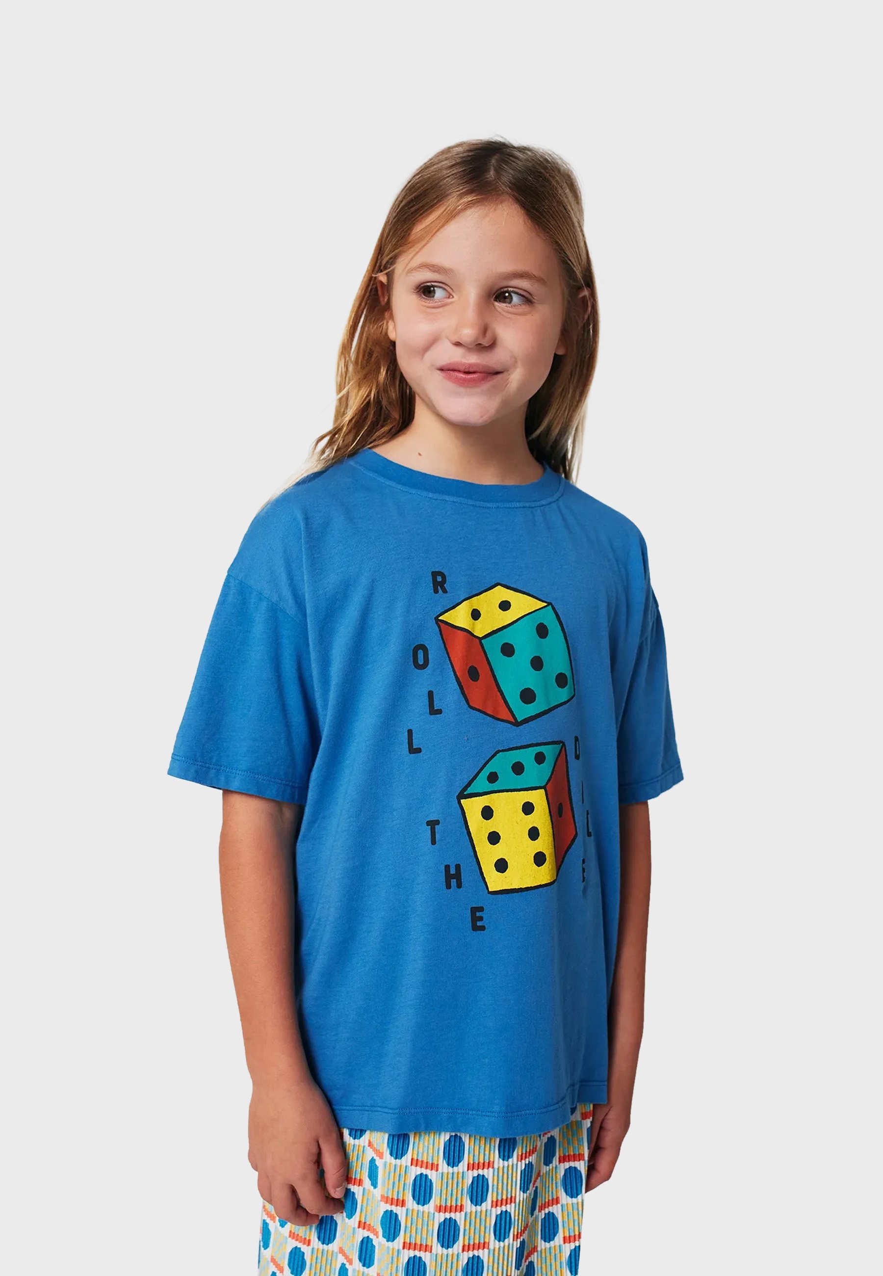 Bobo Choses ROLL THE DICE UNISEX - Tričko s potiskem - blue
