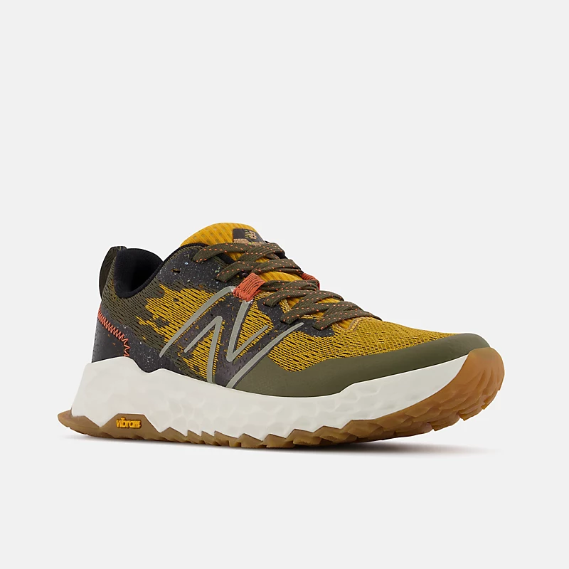 Fresh Foam Hierro v7 Kids - Golden Hour z czarnym i ciemnym kamuflażem