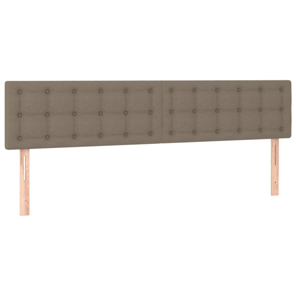 VidaXL Zagłówek do łóżka z LED taupe
