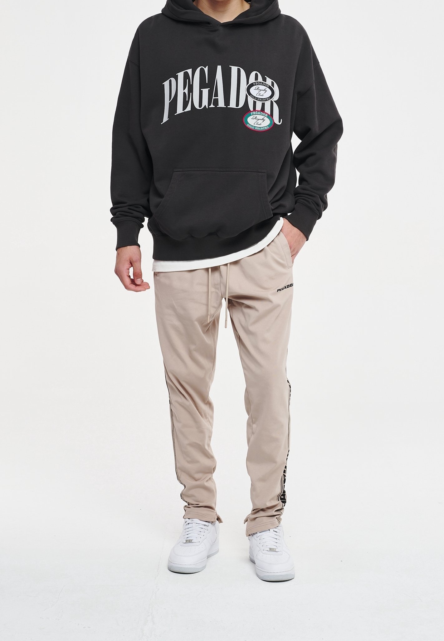 Sweat à capuche Pegador - gris foncé