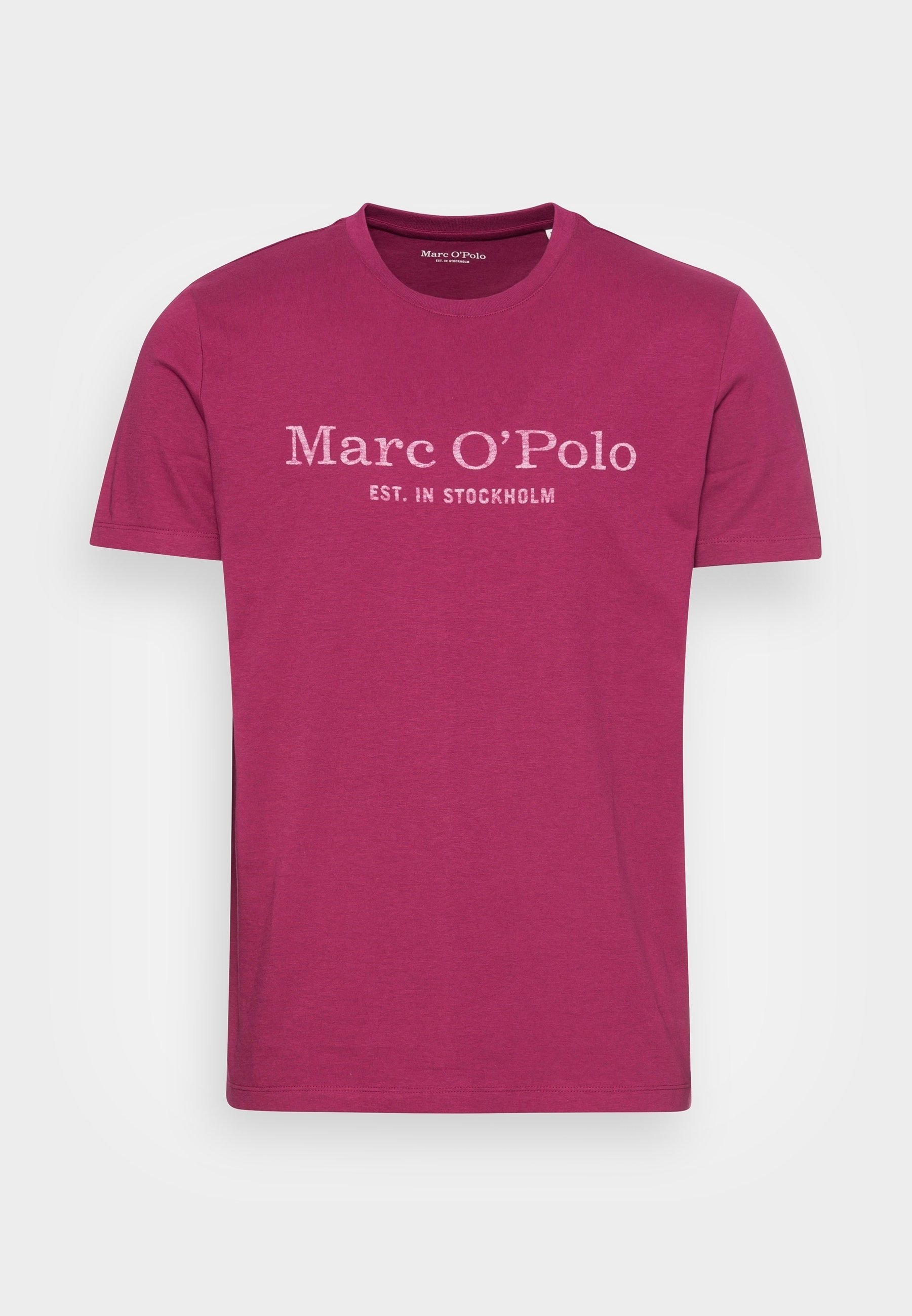 Marc O'Polo T-shirt met print - donkerrood