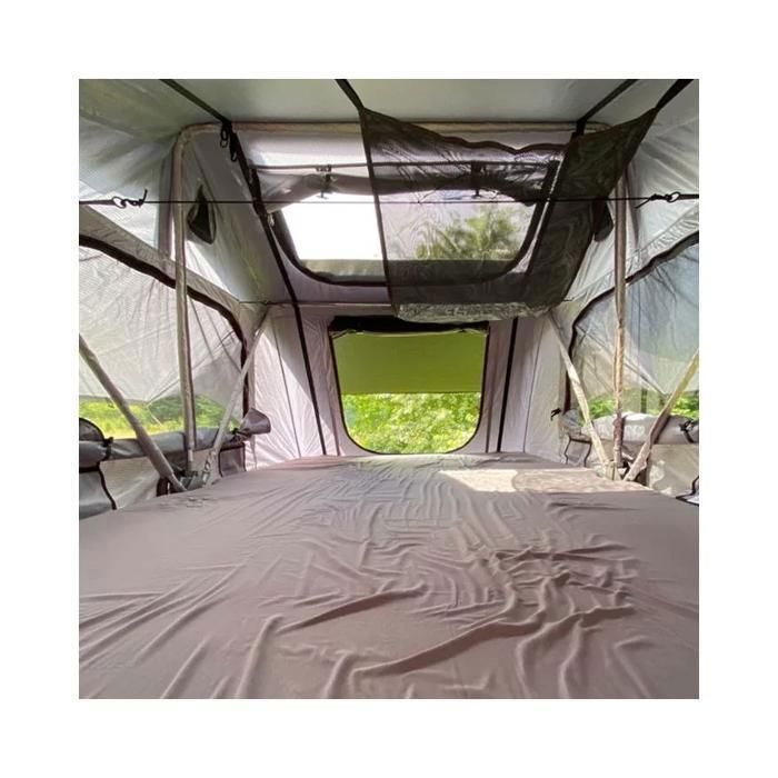 Tente de Toit Owen - Couleur Grise - pour Camping et Voyage - Robuste et Durable - Installation Facile