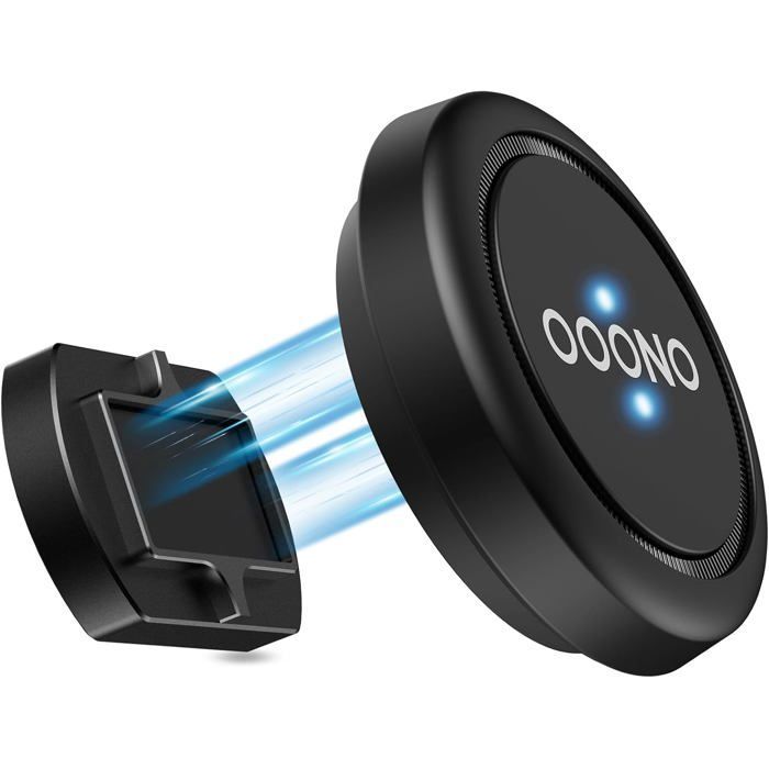 CO-Driver NO1 Support magnétique de voiture en métal robuste avec aimants intégrés Compatible avec avertisseur de flash OOONO NO1