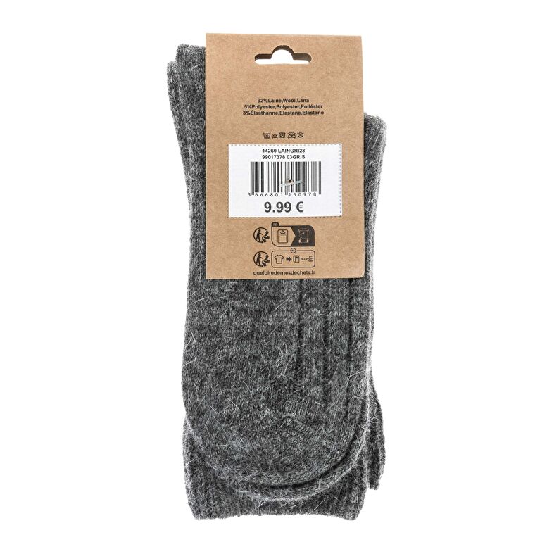 Chaussettes et collants Femme Gris